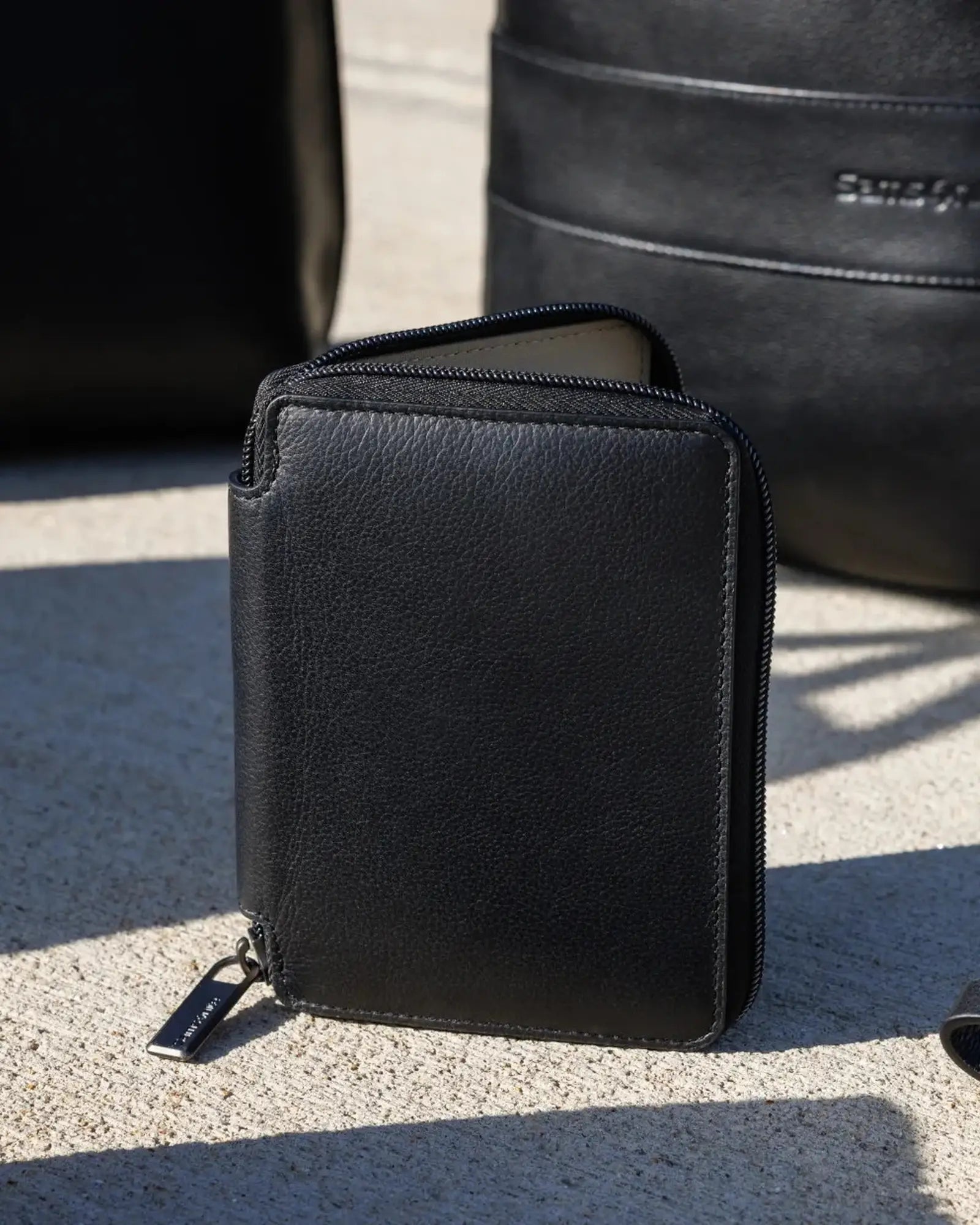 Custom leather passport wallet Samsonite RFID holder - 7